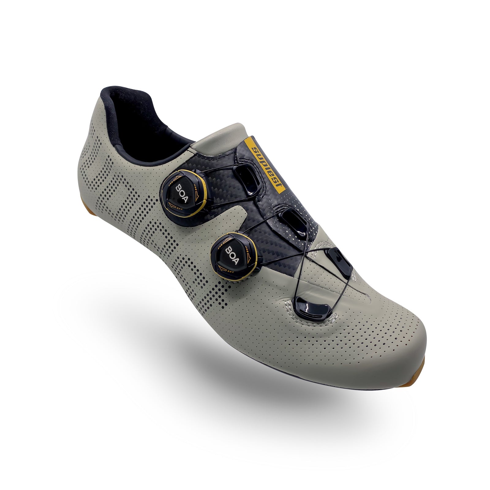 Suplest Edge+ Pro Road Carbon Cycling Shoes - Fango - 11.5 US (44.5 EUR) / Fango