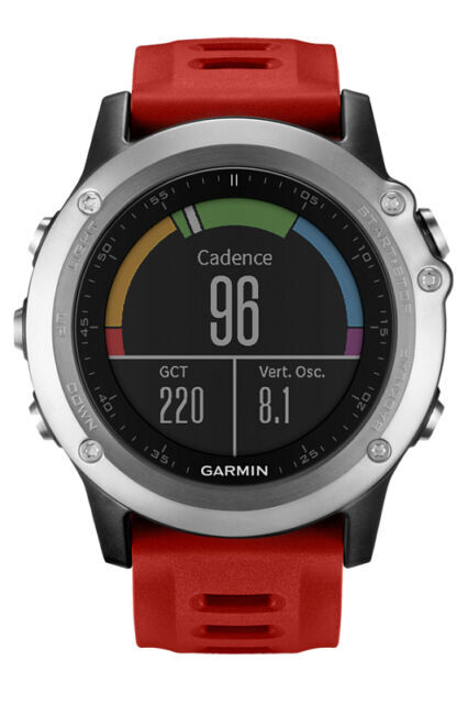 Garmin Fenix 3 Multi-sport Training GPS Watch - Red