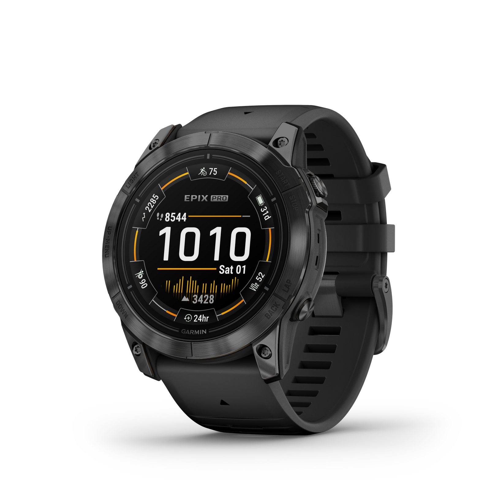 Garmin Epix Pro (Gen 2) Standard Edition Smartwatch | 51 mm, Slate Gray with Black Band