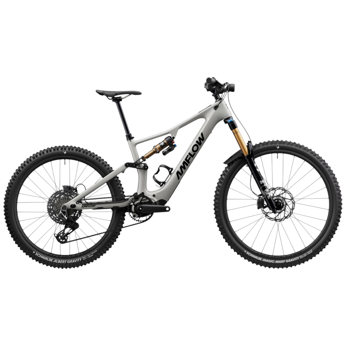 2027 Amflow PX Carbon Pro E-MTB - Moonstone Grey