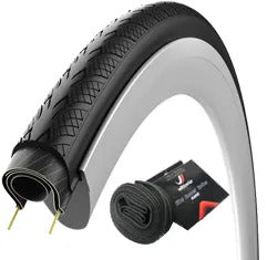 Vittoria Zaffiro Pro G2 Black Folding Tyre 700 x 25mm + Inner Tube (Limited Offer)