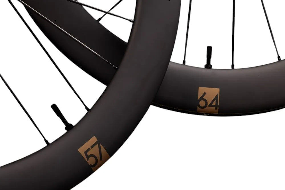 Reserve 57|64 Turbulent Aero wheel graphic detail