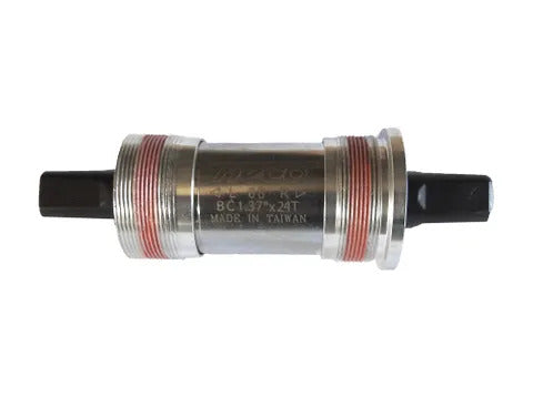 Neco Bottom Bracket Cartridge - For 73mm Shell, Alloy Cups, 122.5mm Axle, Sealed Bearing, Waterproof Seal, Threaded