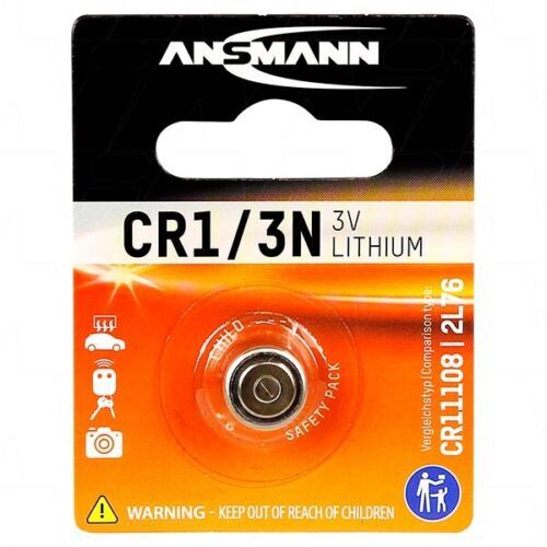 Ansmann CR1/3N Lithium Manganese Dioxide Battery for Garmin Rally