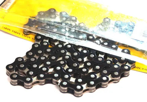 Yaban Chain 1/2 x 1/8 x 112L, Single Speed, Nickel, Silver (YBN-S-140)