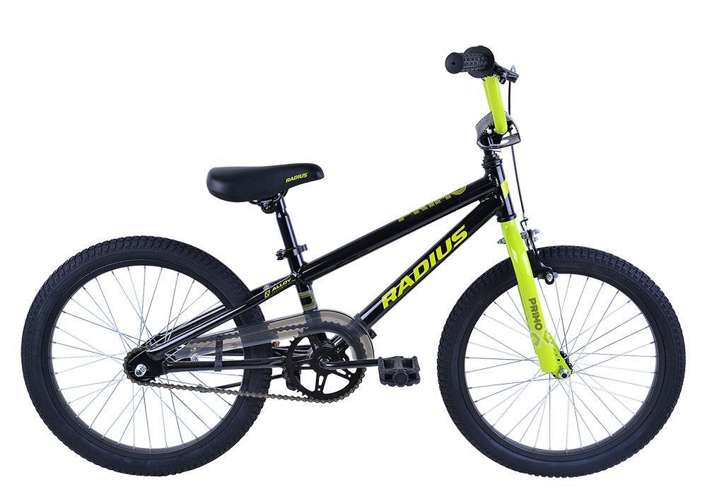 Radius #Primo AL 20" Kids Bike - Gloss Black/Lime