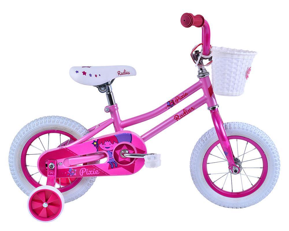 Radius Pixie 12" Girls Bike - Gloss Pink/Dark Pink