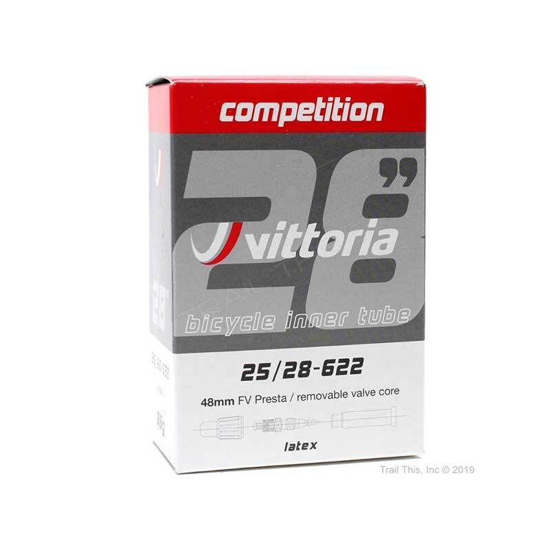 Vittoria Competition Latex Tube 700 x 25/28 French Valve 48mm w Removable Valve Core