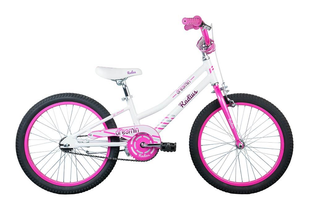 Radius #Dreamin AL 20" Girls Bike - Gloss Pearl White/Pink
