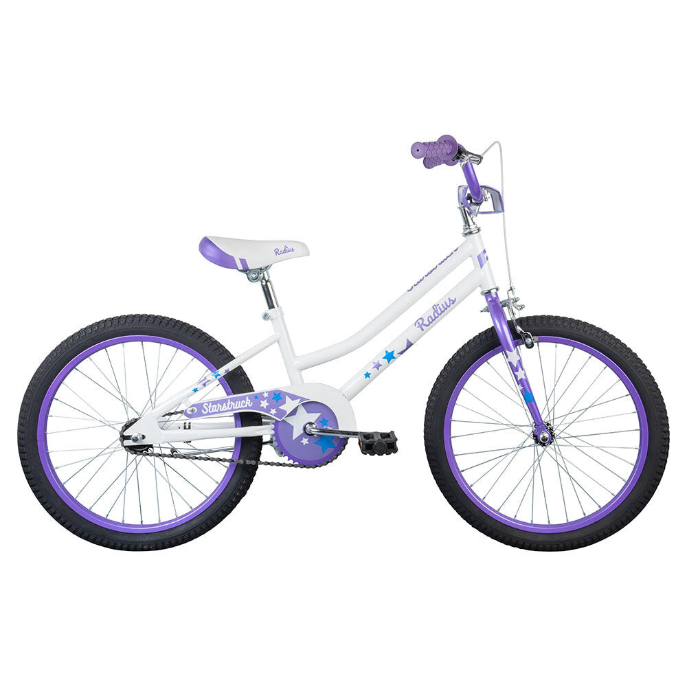 Radius #Starstruck 20" Kids Bike - Gloss Pearl White/Lavender/Blue