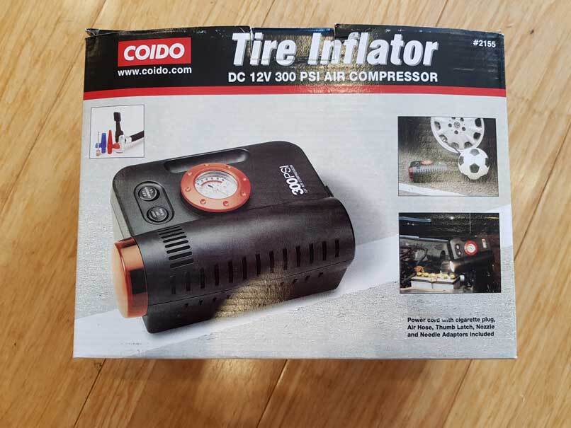 Coido Tyre Inflator DC 120V 300PSI