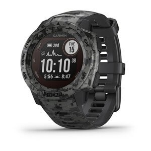 Garmin Instinct Solar Edition GPS Watch - Camo