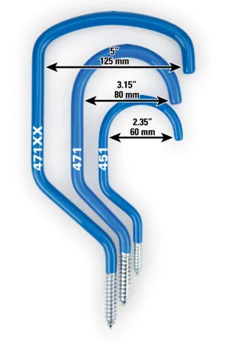 Park Tool Extra Large Storage Hook with Wood Thread - 471XX