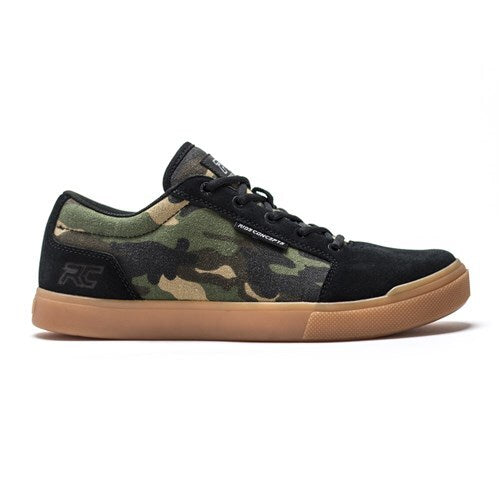 Ride Concepts Vice Flat Pedal Shoes - Camo Black