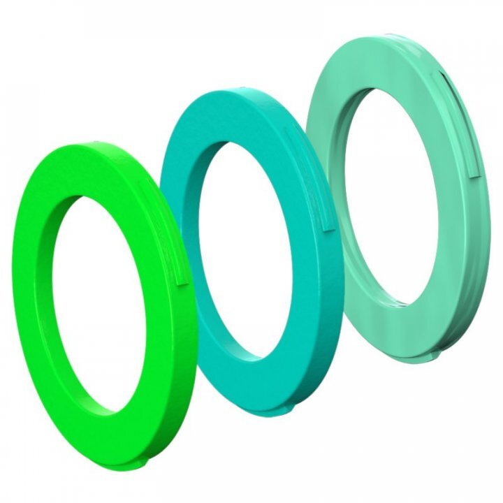 #colour_metallic blue/neon green/mint green