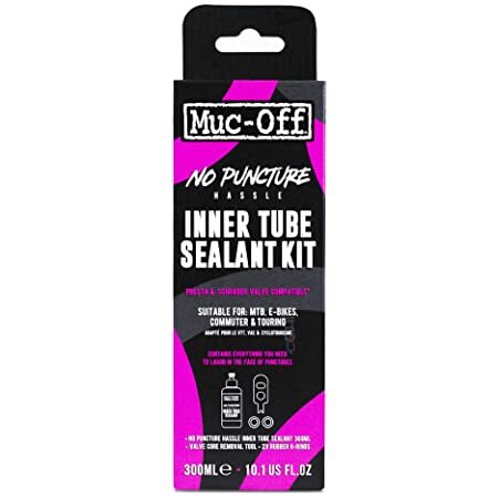 Muc-Off No Puncture Hassle Inner Tube Sealant Kit (300ml) - Presta & Schrader Valve Compatible