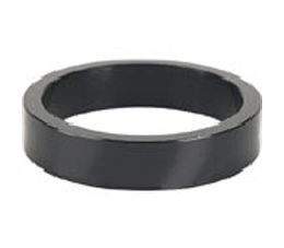 Alloy 1 Inch Headset Spacer 10mm - Black