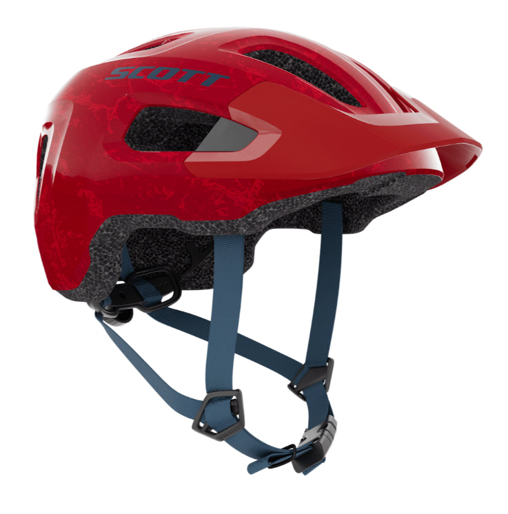 Scott Junior Supra Bicycle Helmet - Red 45-50cm