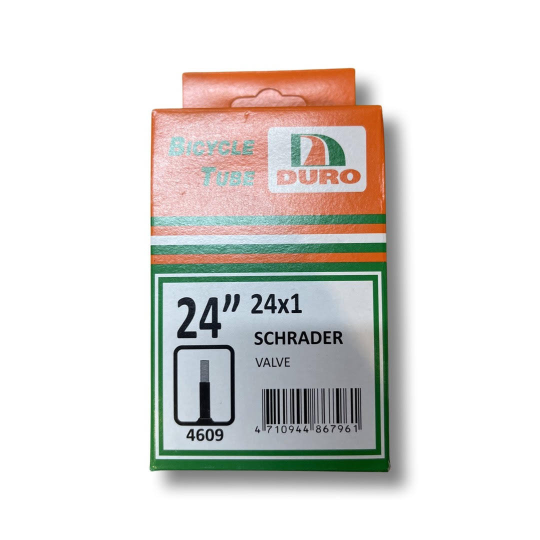 Duro Bicycle Inner Tube 24 x 1.0 Schrader Valve