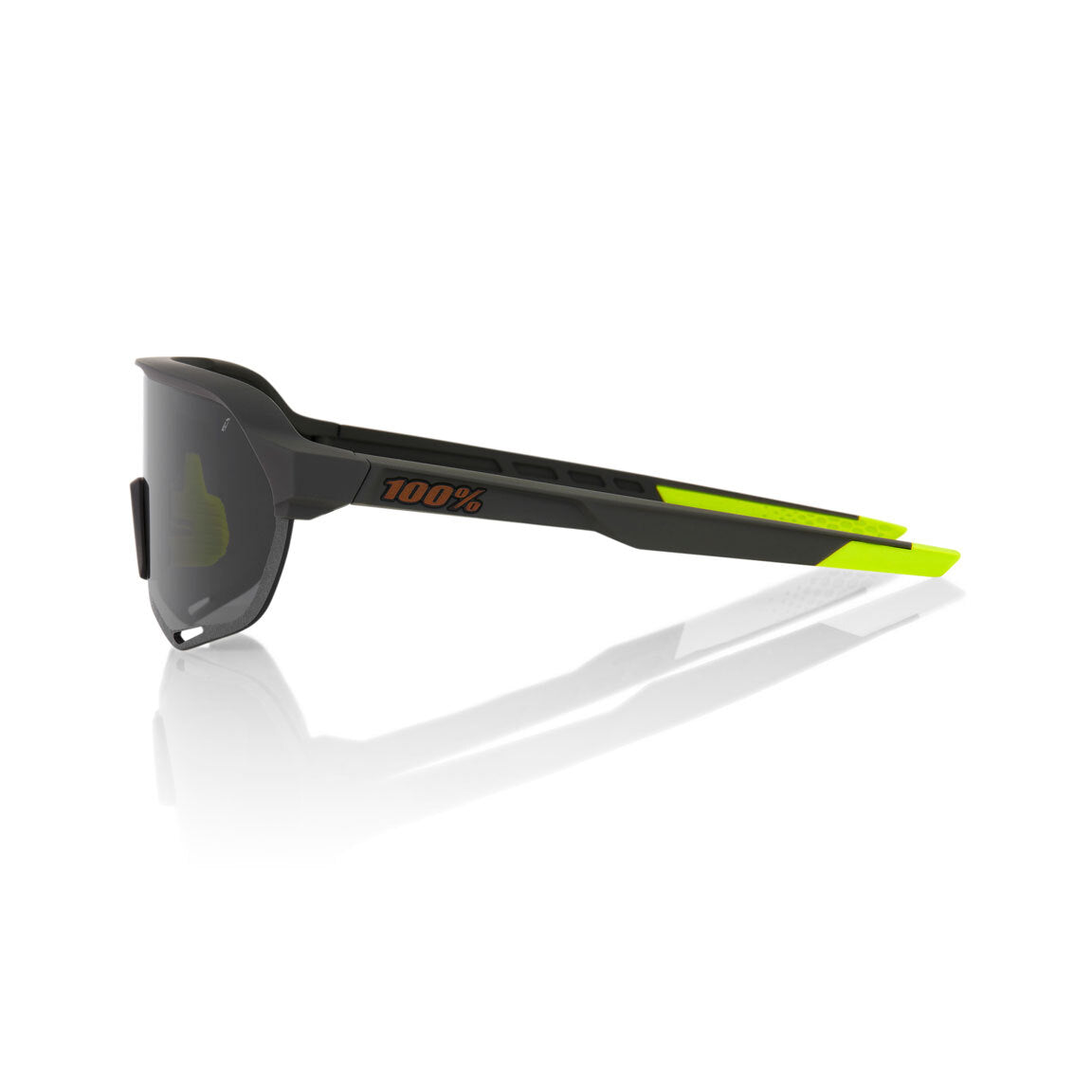 100% S2 Sunglasses - Soft Tact Cool Grey - Smoke Lens