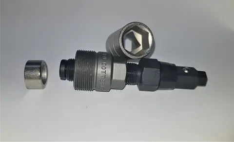 Pro Series Bicycle Crank Extractor Tool - Fits Both Square + Hollow Axles - 8mm Wrench