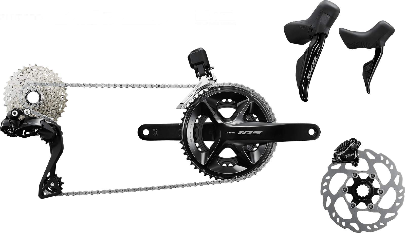 Shimano R7100 105 Di2 12-Speed Disc Groupset
