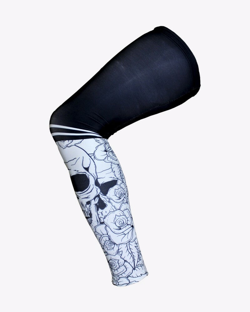 MB Wear Cycling Leg Warmers - S / White Skull