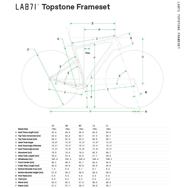 Cannondale Topstone Lab71 Gravel Bike Frameset
