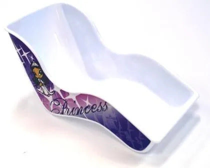 Girls Bicycle Doll Carrier Purple/Pink Princess - w Rear Mount Bracket + Mounts on Brake Stay
