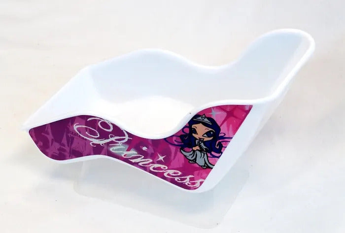 Girls Bicycle Doll Carrier Pink Princess - w Rear Mount Bracket + Mounts on Brake Stay