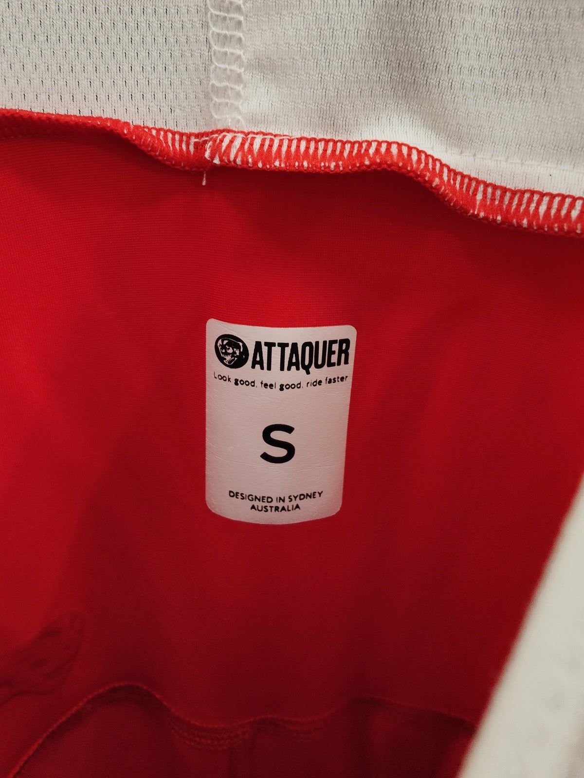 Attaquer A-Line Bib Short Women's Small - Red