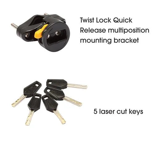 OnGuard 8029 Doberman Coil Key Lock 185m x 10mm