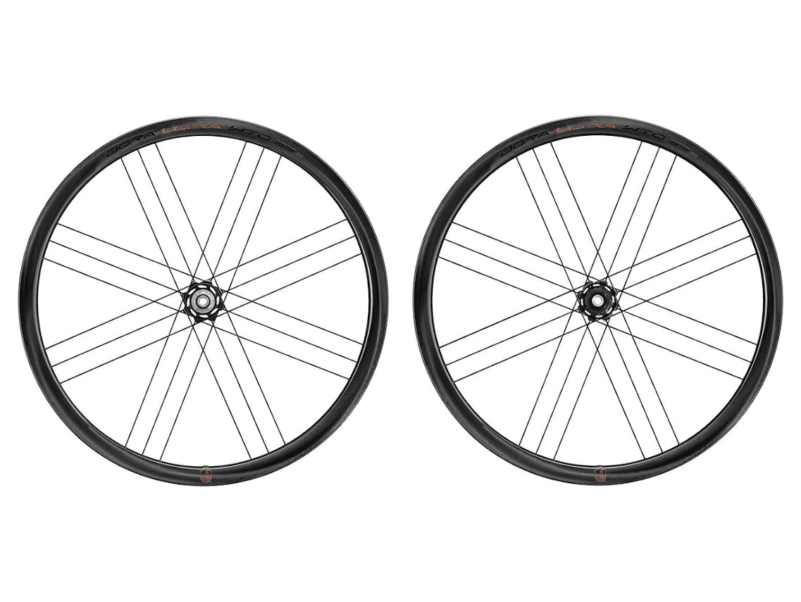 Campagnolo Bora Ultra WTO 33 Disc Brake Carbon Clincher - Dark Copper shaded Wheelset - Campagnolo N3W