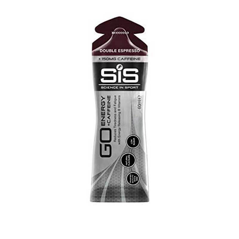 Science In Sport (SIS) GO Energy Gel+ Caffeine (6 x 60ml Pack)
