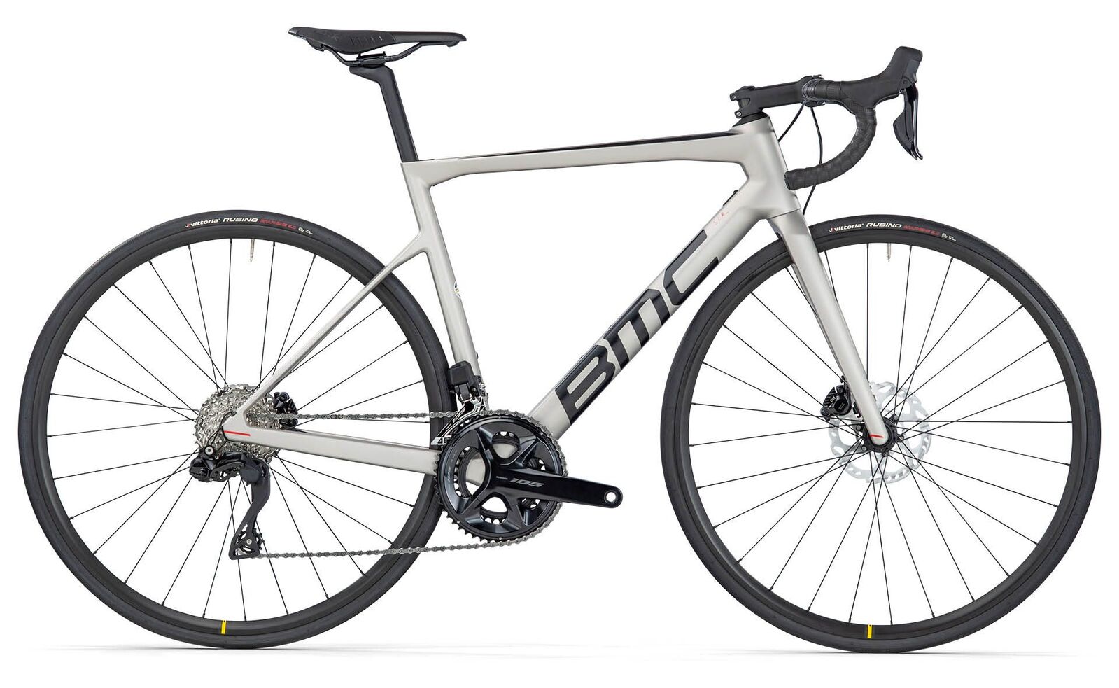 2023 BMC Teammachine SLR Five 105 Di2 Road Bike - Artic Silver / Black