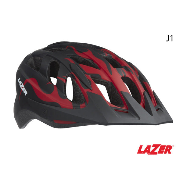 Lazer J1 Youth Bicycle Helmet w LED & Net