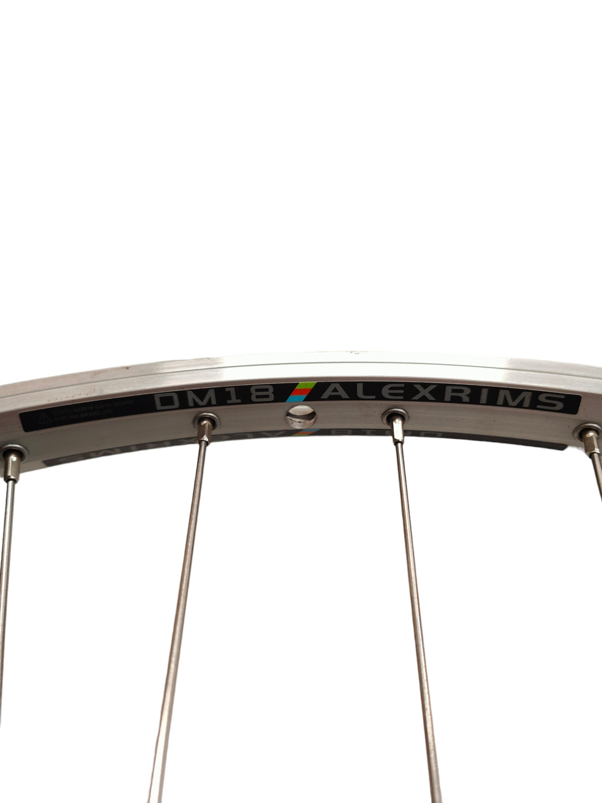 Alexrims DM-18 Hybrid Alloy Front Wheel - 29er/700c Nutted Joytech Hub - Silver