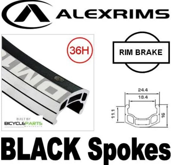 Alexrims DM-18 Alloy Front Wheel - 26" QR Joytech Hub Rim Brake