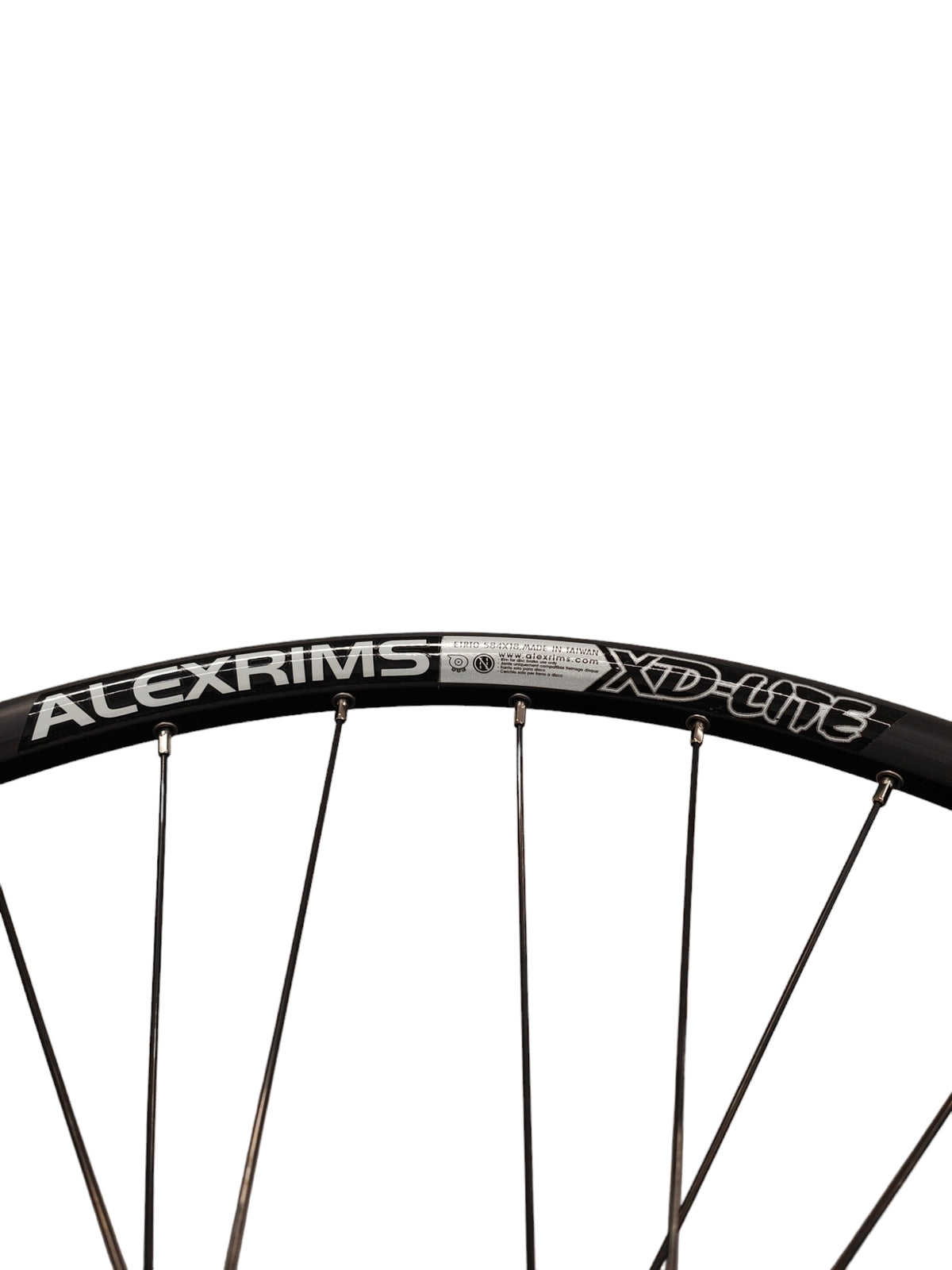 Alexrims XD Lite Alloy Front Wheel - 27.5" QR 100mm 6 Bolt Disc Sealed Novated Hub