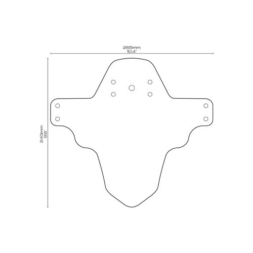 All Mountain Style Mud Guard
