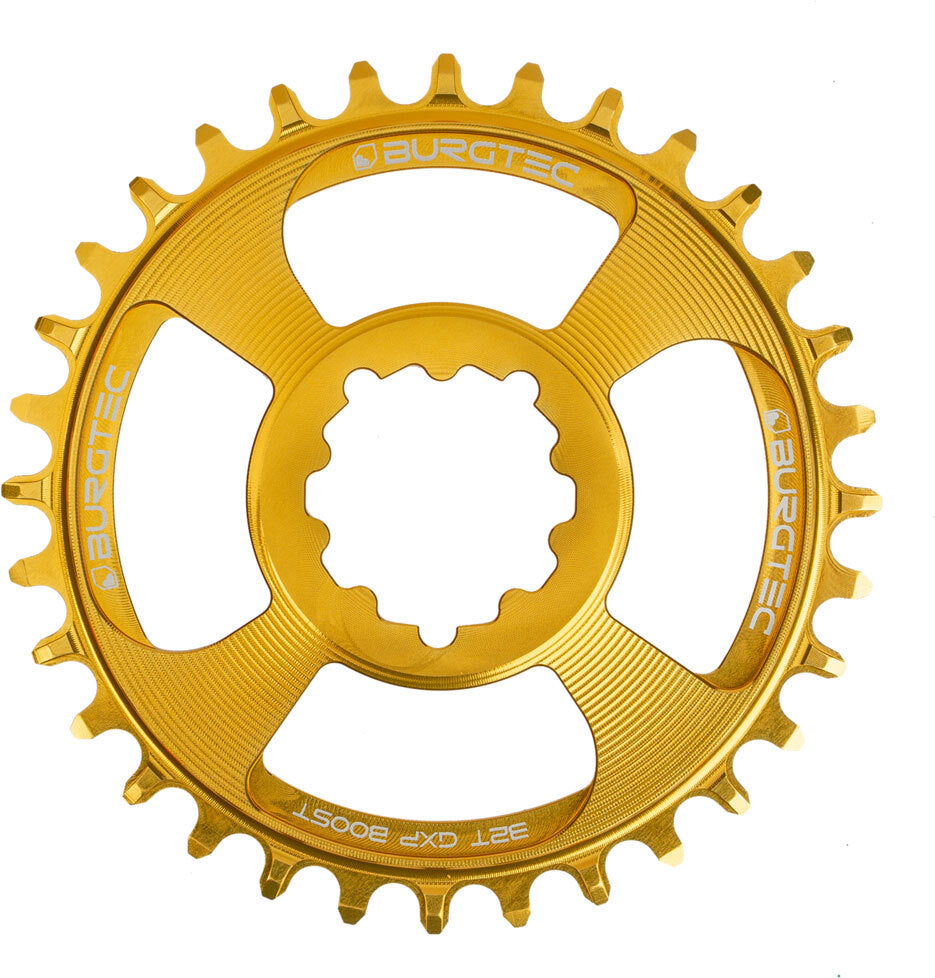 Burgtec Thick-Thin Chainring 96/64mm BCD XT/XTR 32T Bullion Gold