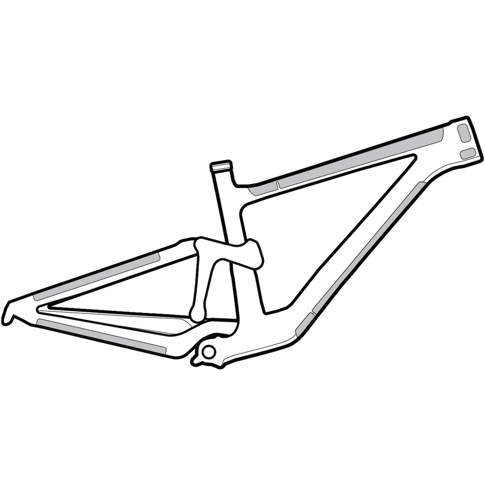 Lizard Skins Clear Protective Frame Wrap Kit