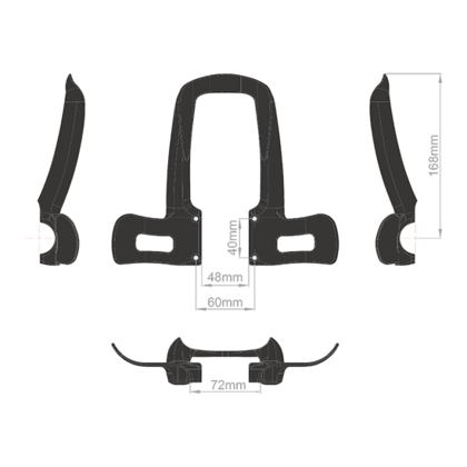 Controltech Impel TT Clip-on Aero Bar