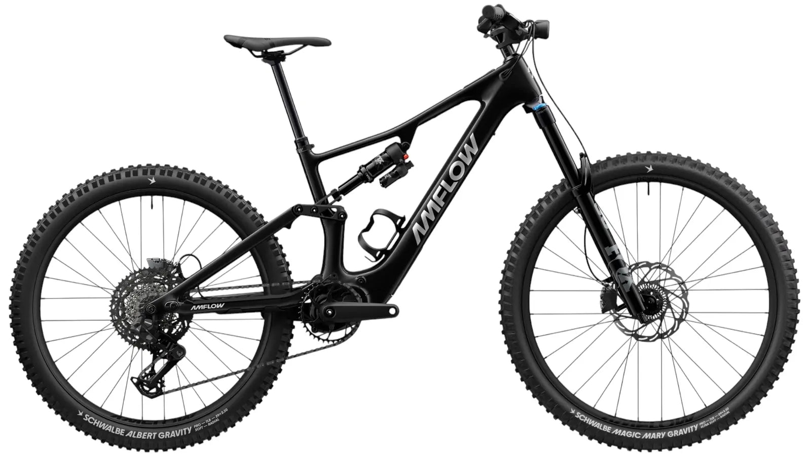 2027 Amflow PX Carbon E-MTB - Phantom Black - Size XXL