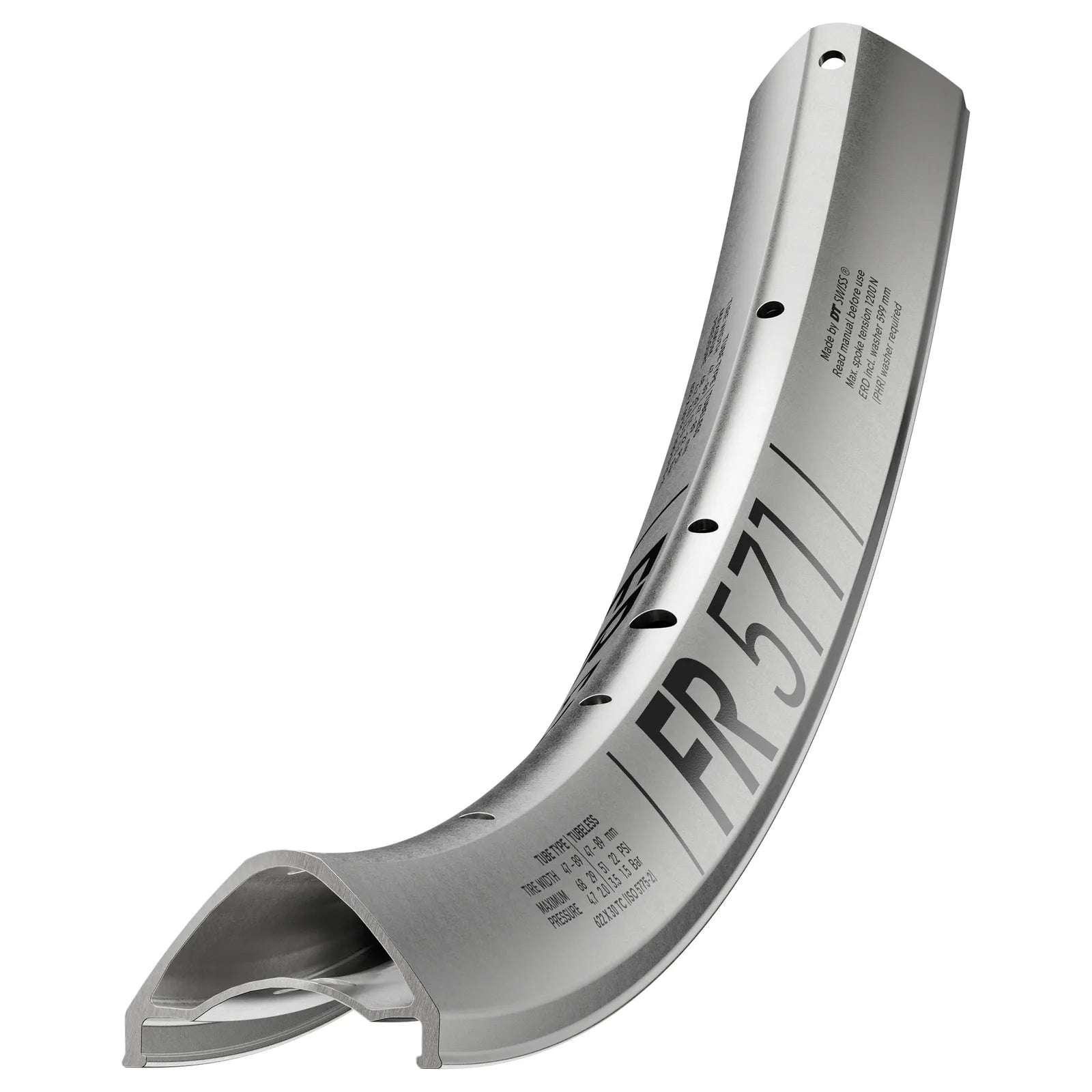 DT Swiss Limited Edition Silver FR571 Alloy Rim - 29"