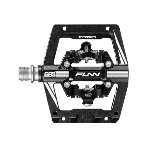Funn Mamba S Small - Dual Side Clip MTB Pedals SPD - Black