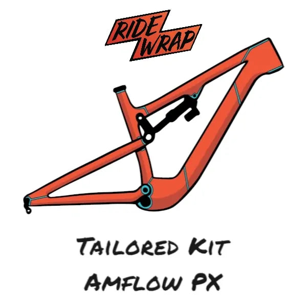 RideWrap Tailored Protection Frame Kit - Amflow PX Carbon
