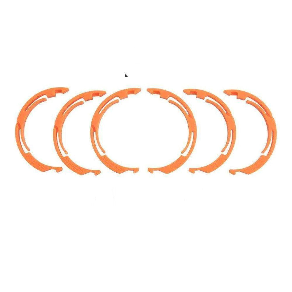 Fox Volume Spacer 3 Pairs for Float X2 Clip-In Plastic 0.25in Orange