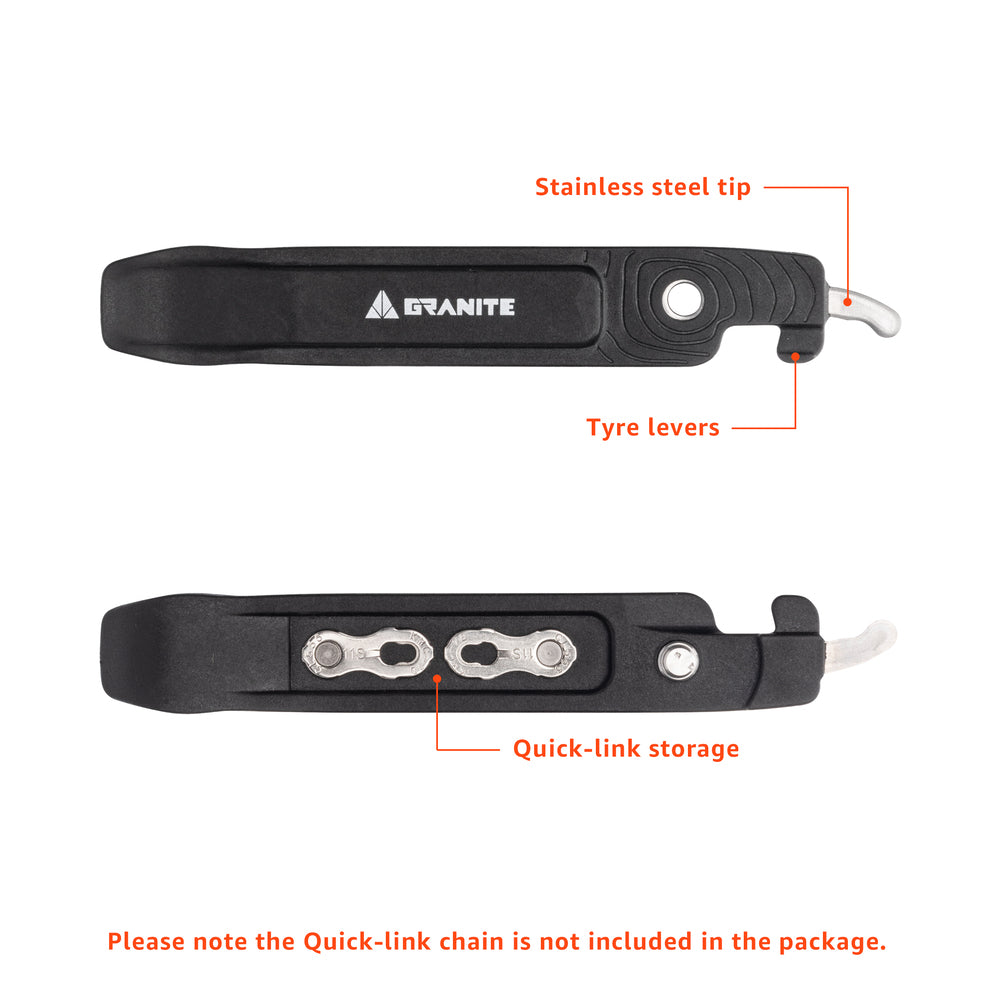 Granite Design Talon Tyre Lever 2pce Black