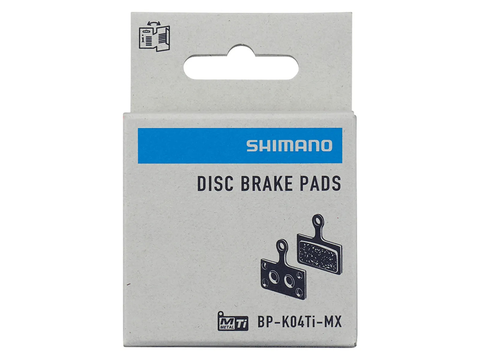 Shimano K04Ti Metal Disc Brake Pads with Titanium Backing Plate